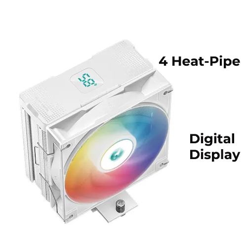 DeepCool AG400 Digital (White) ARGB Tower